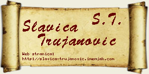 Slavica Trujanović vizit kartica